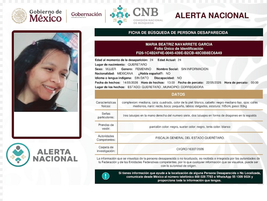 MARÍA BEATRIZ NAVARRETE GARCÍA