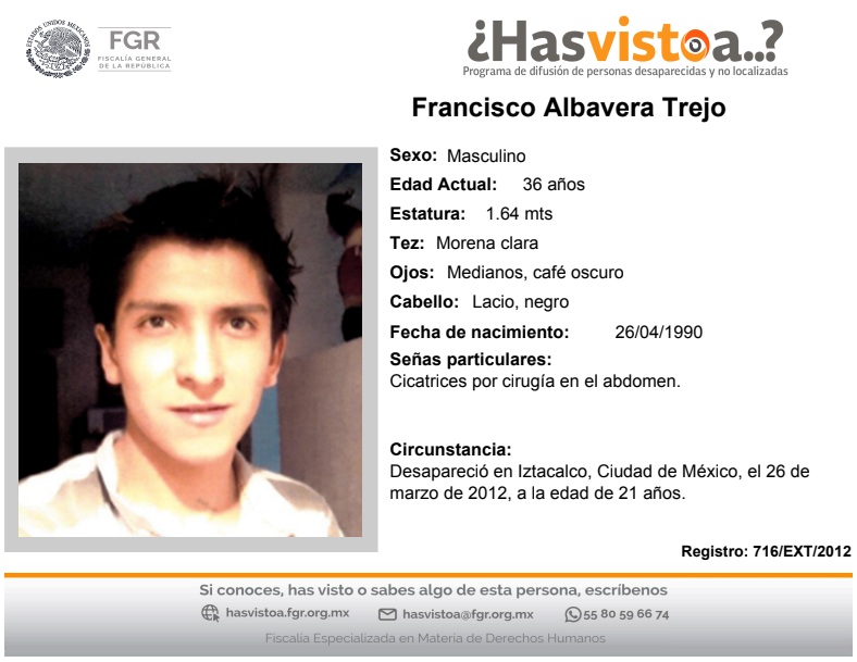 FRANCISCO ALBAVERA TREJO