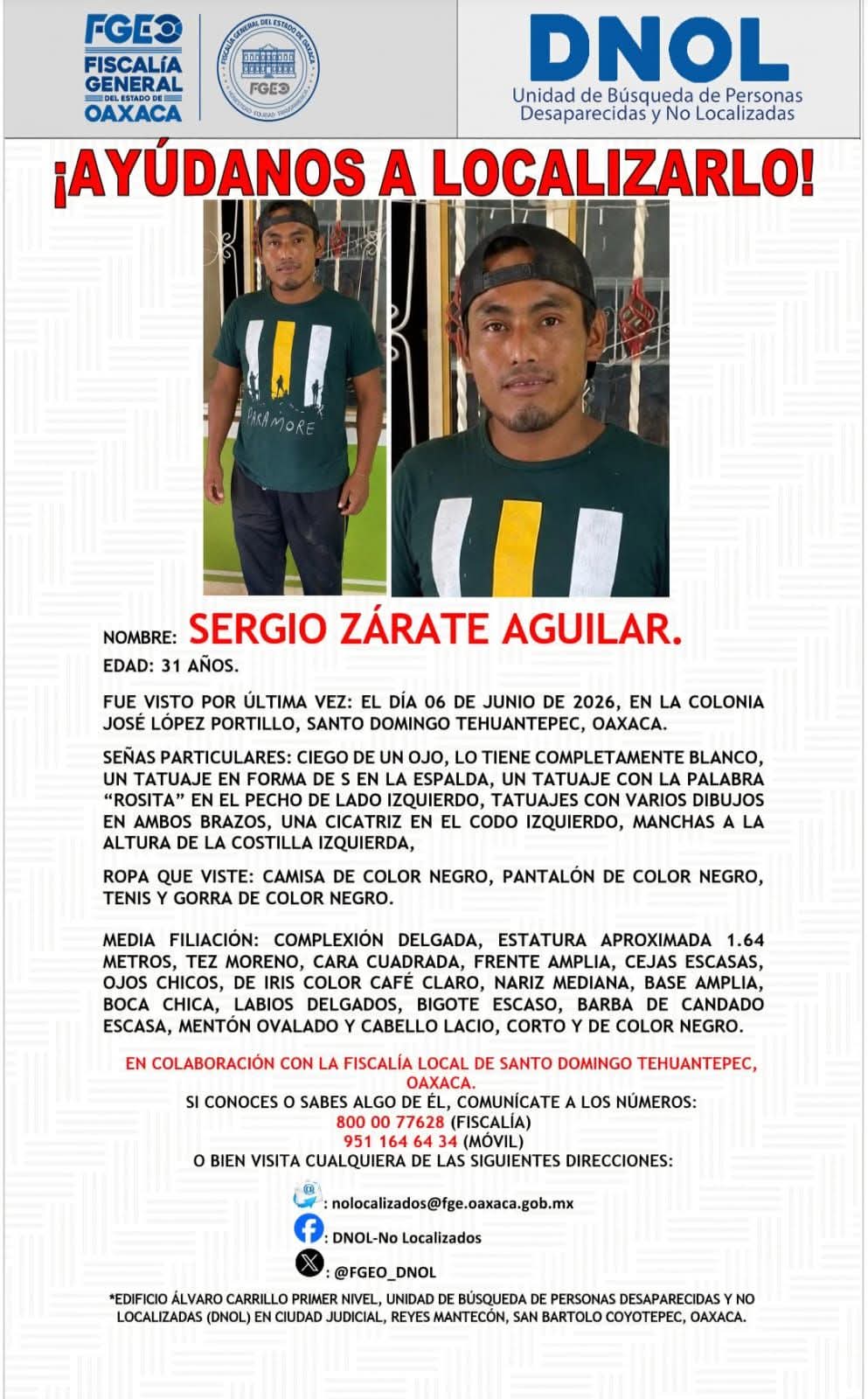 SERGIO ZÁRATE AGUILAR
