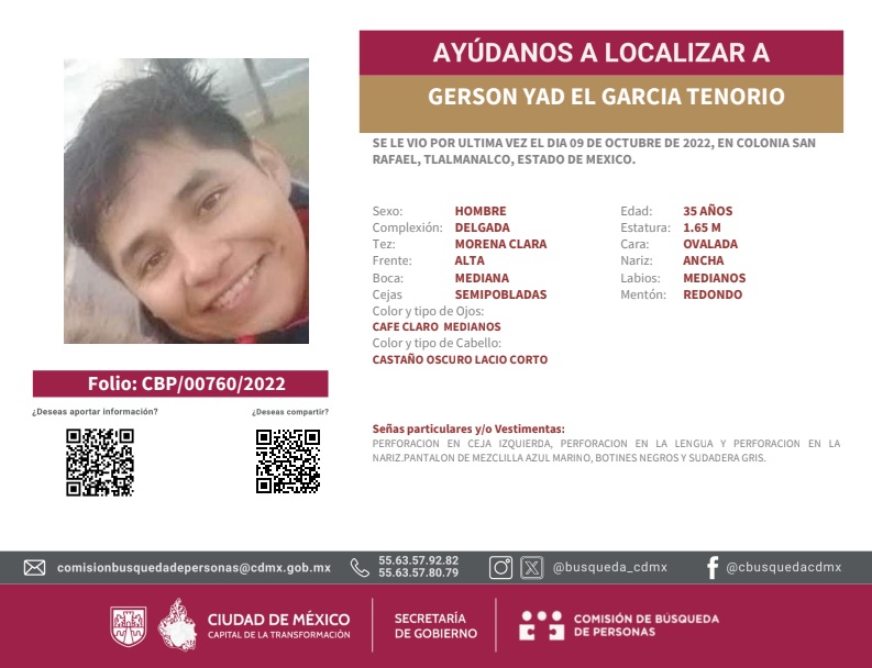 GERSON YAD EL GARCIA TENORIO