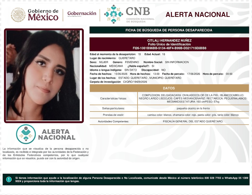 CITLALI HERNÁNDEZ NÚÑEZ