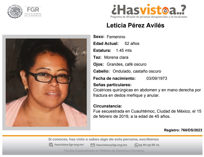 LETICIA PÉREZ AVILÉS
