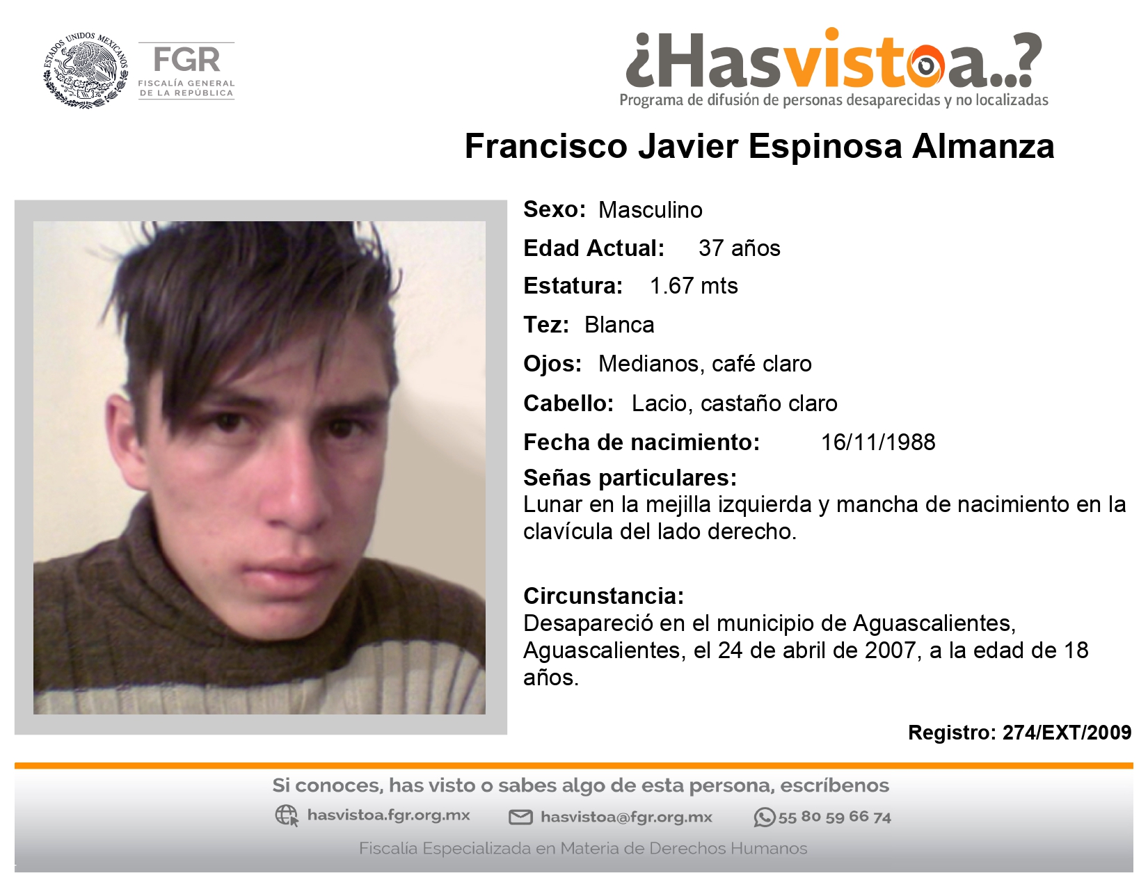 FRANCISCO JAVIER ESPINOSA ALMANZA