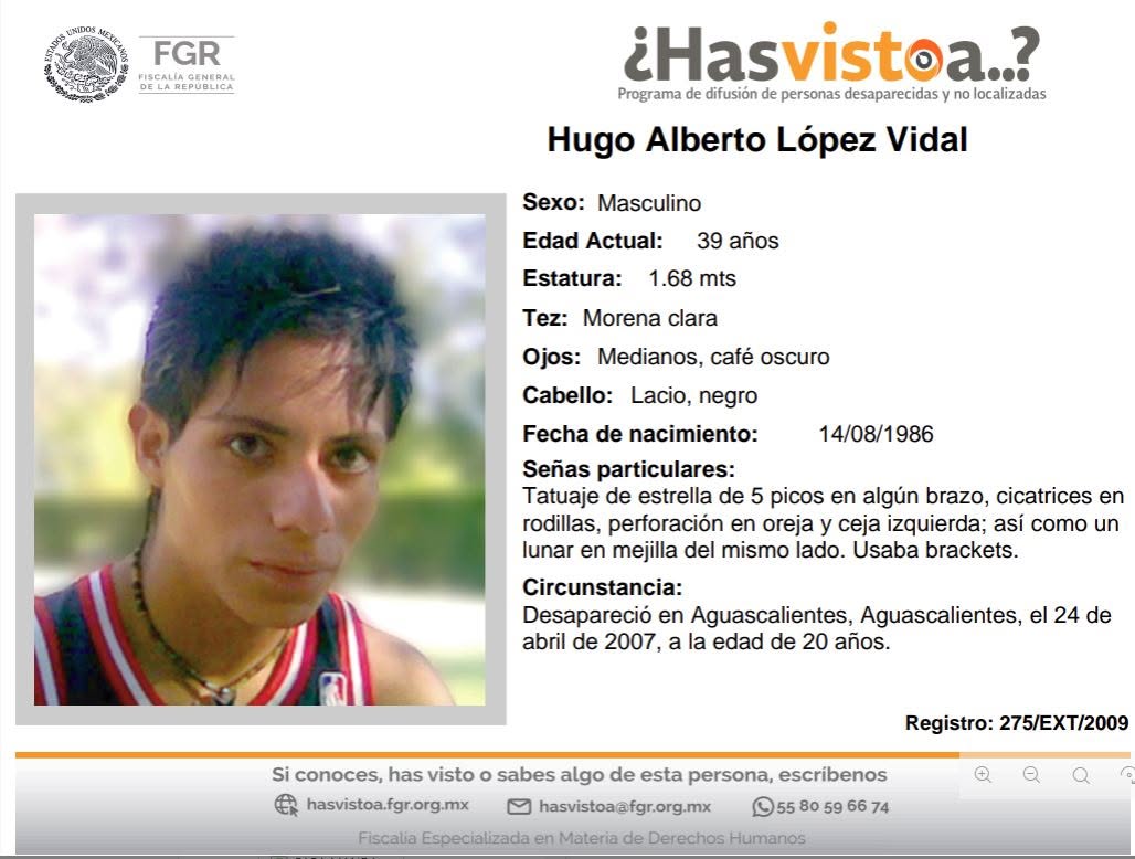 HUGO ALBERTO LÓPEZ VIDAL
