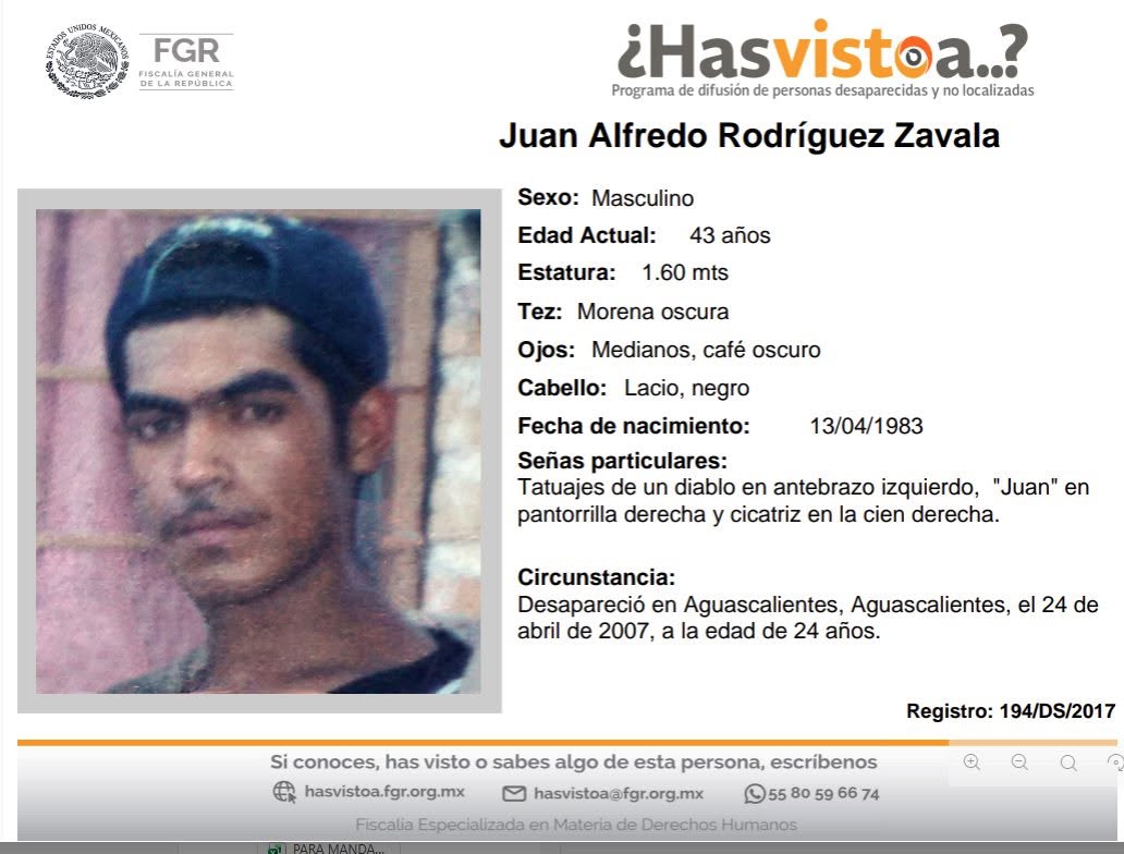 JUAN ALFREDO RODRÍGUEZ ZAVALA