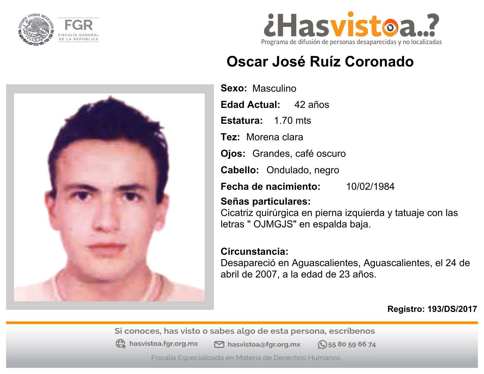 OSCAR JOSÉ RUÍZ CORONADO