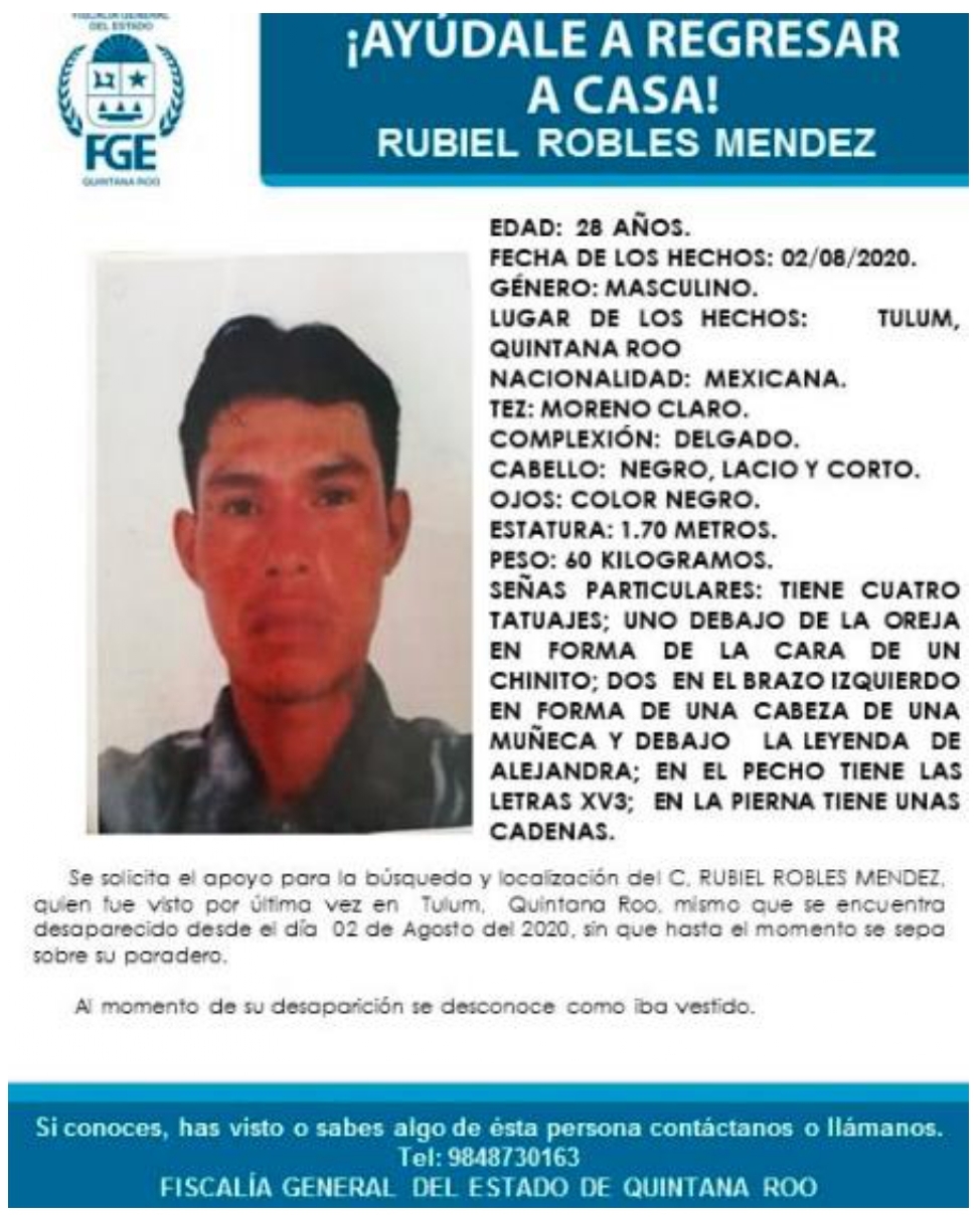 Rubiel Robles Mendez