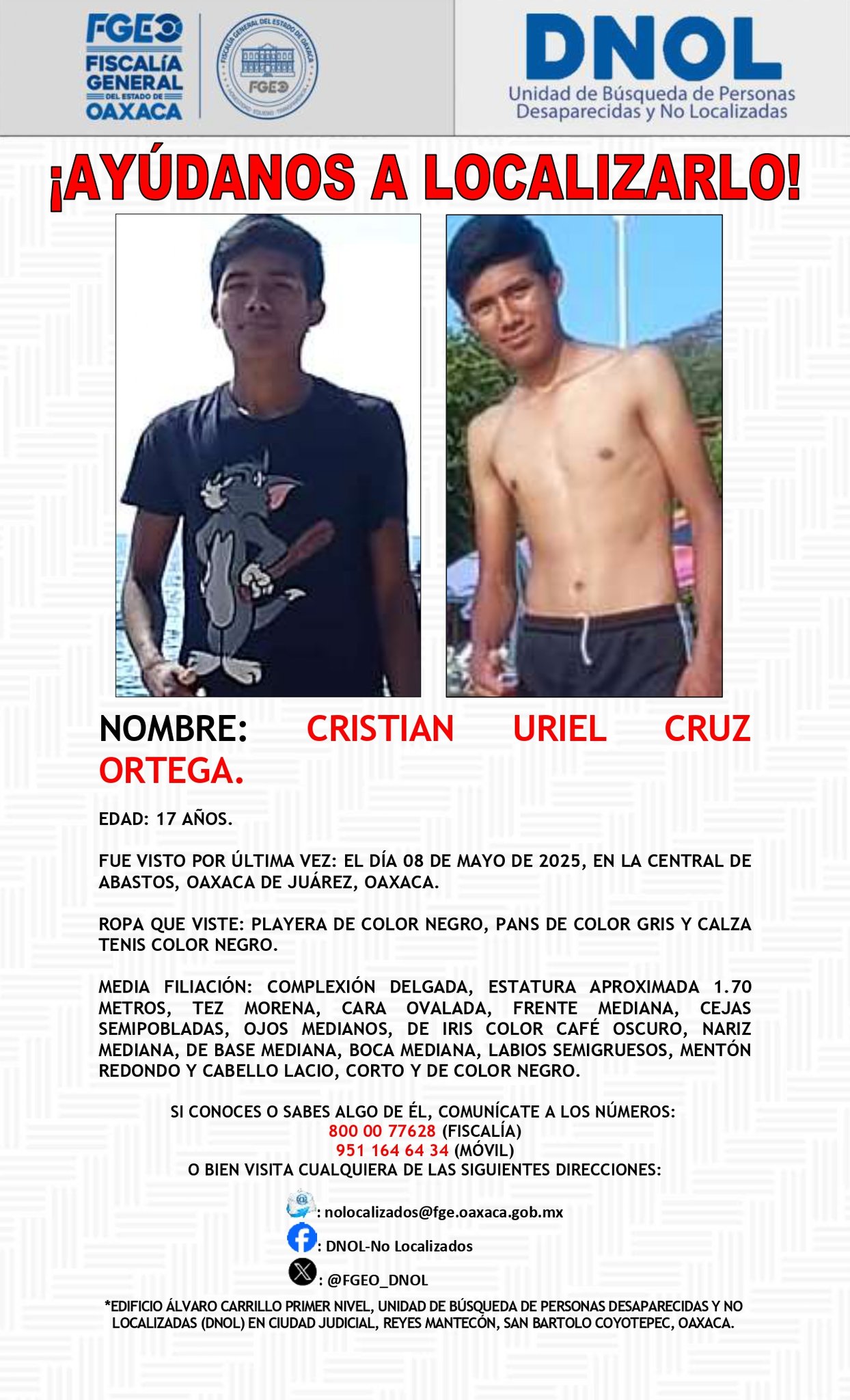 CRISTIAN URIEL CRUZ ORTEGA