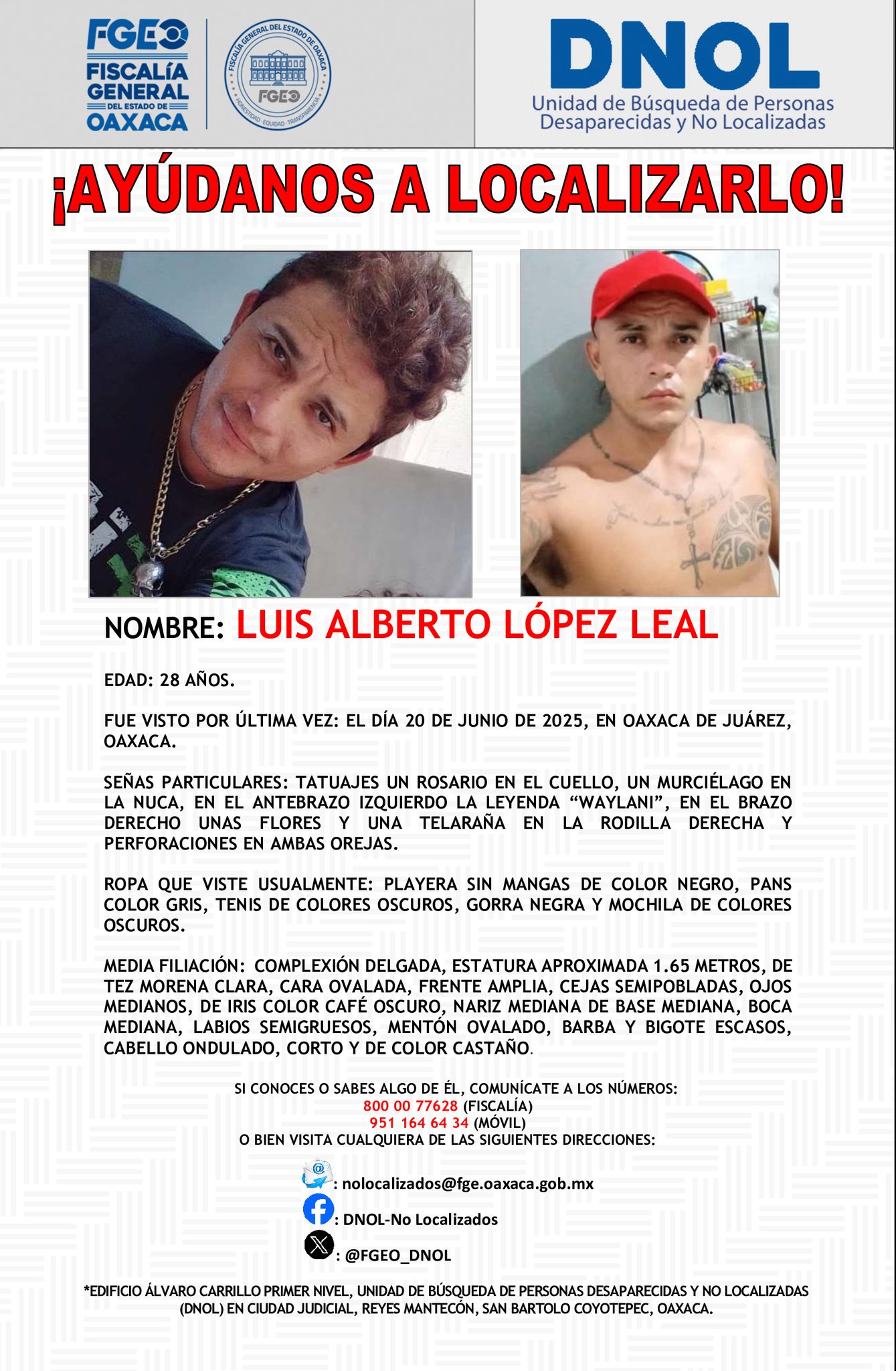 LUIS ALBERTO LÓPEZ LEAL