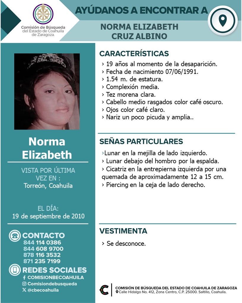 Norma Elizabeth Cruz Albino 