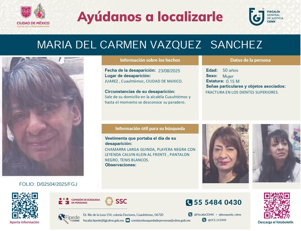María del Carmen Vázquez Sánchez