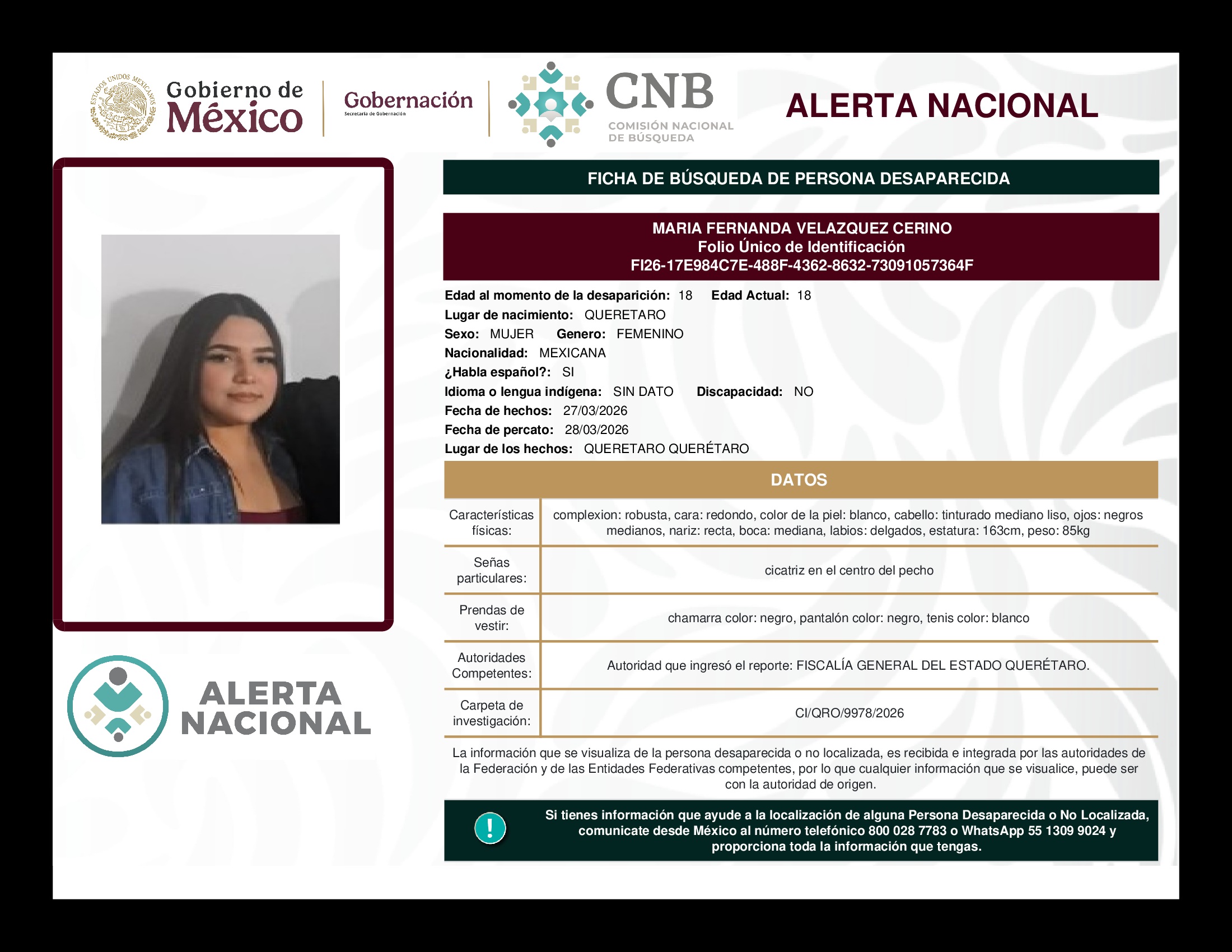 MARÍA FERNANDA VELÁZQUEZ CERINO