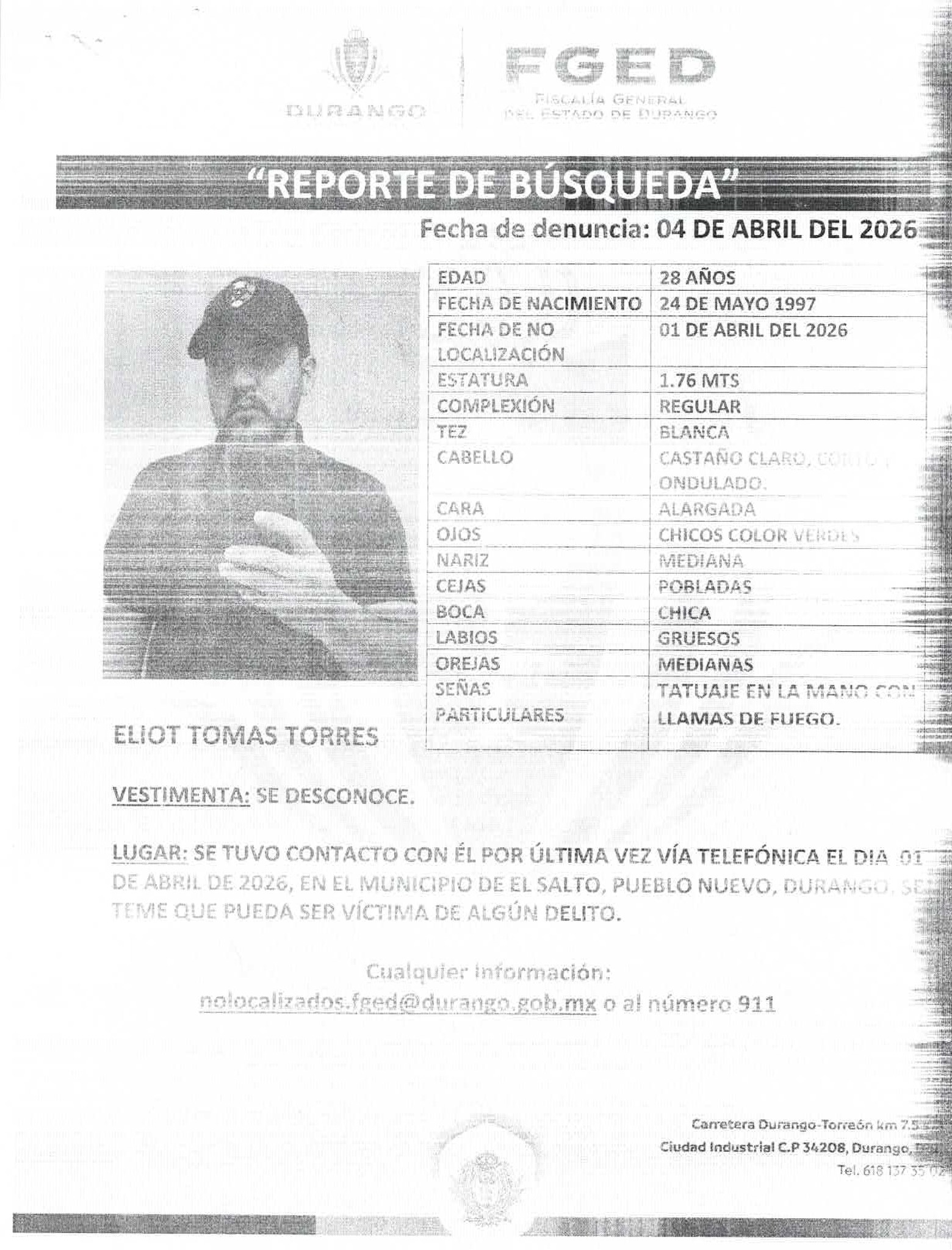ELIOT TOMAS TORRES