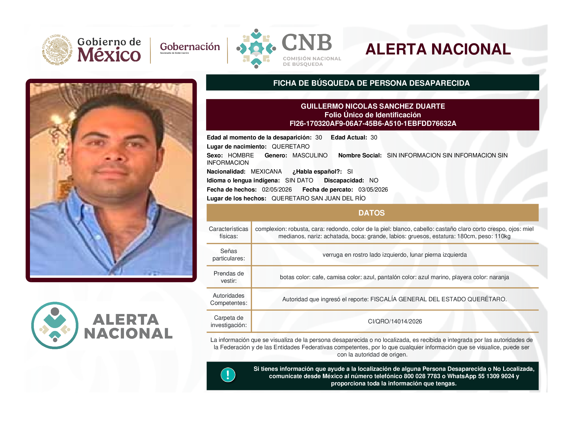 Guillermo Nicolás Sánchez Duarte